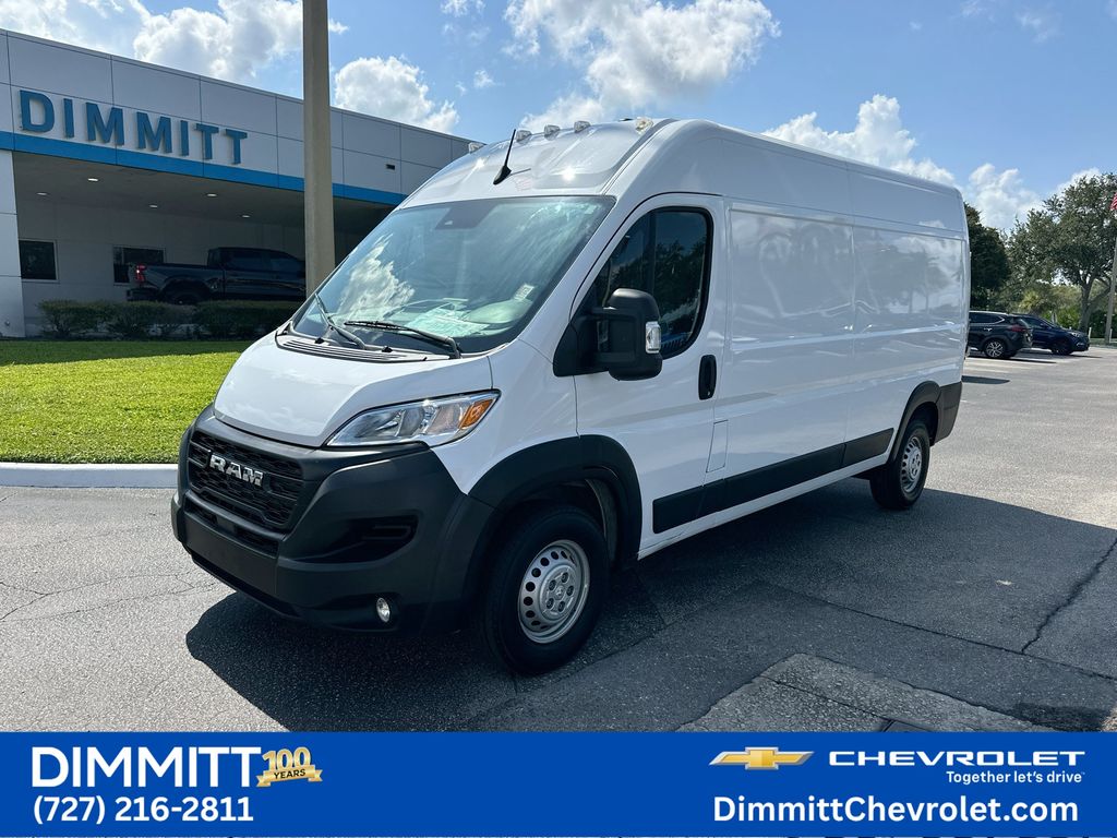 Bright White Clearcoat 2025 RAM ProMaster Van 9-Speed Automatic