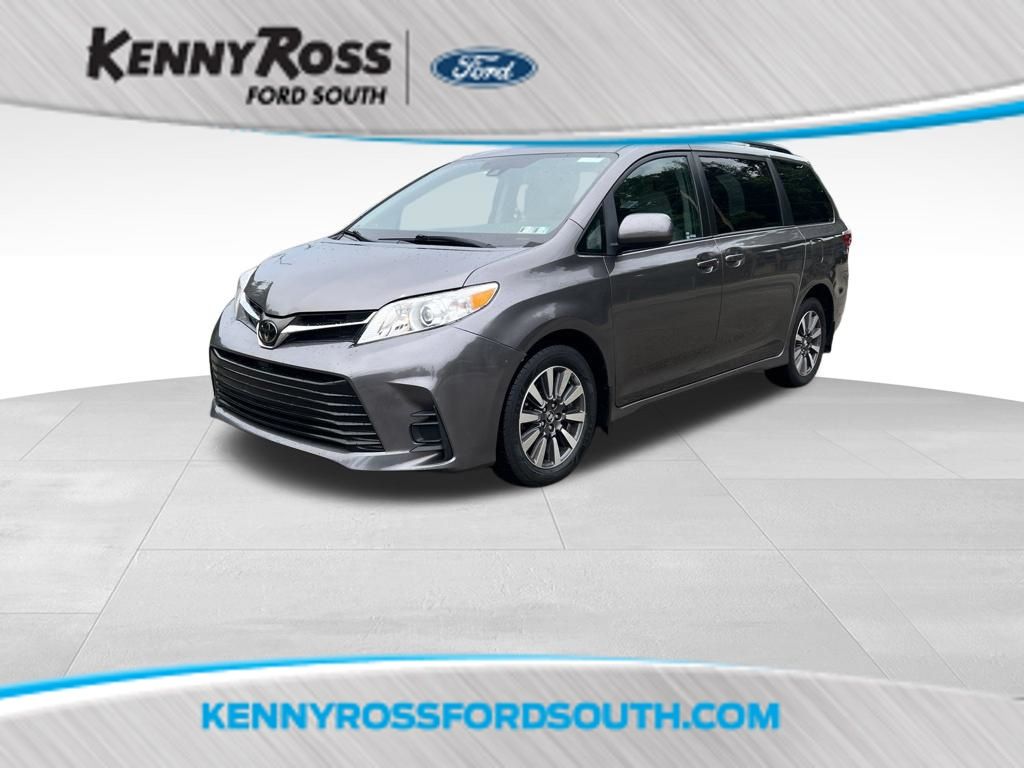 Predawn Gray Mica 2020 Toyota Sienna Minivan All-Wheel Drive 8-Speed Automatic