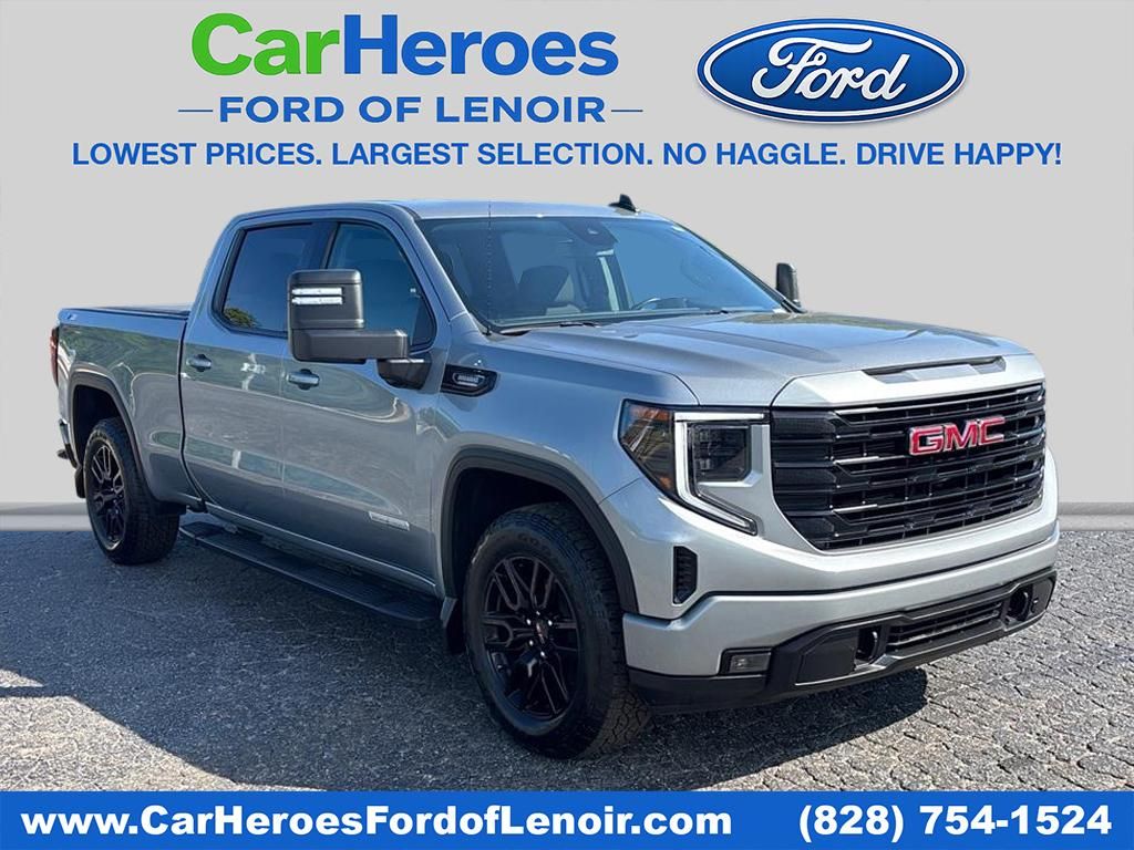 Sterling Metallic 2025 GMC Sierra 1500 Elevation Crew Cab 4WD Pickup Truck Four-Wheel Drive Automatic