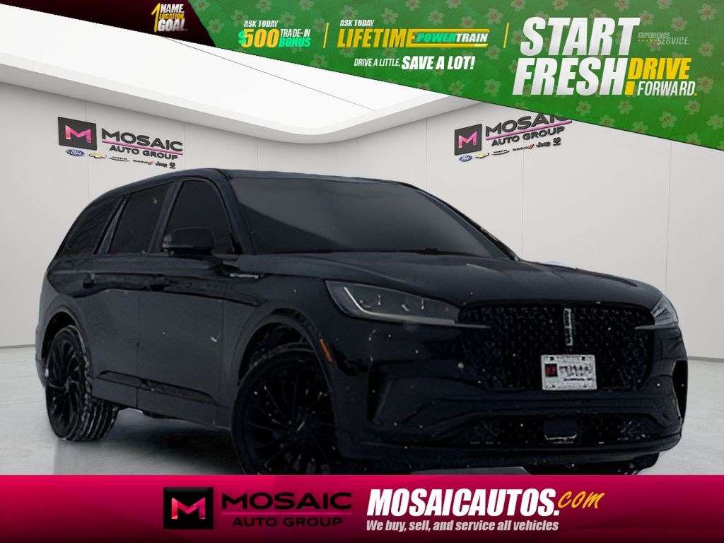 Black 2025 Lincoln Aviator Reserve AWD SUV / Crossover All-Wheel Drive Automatic