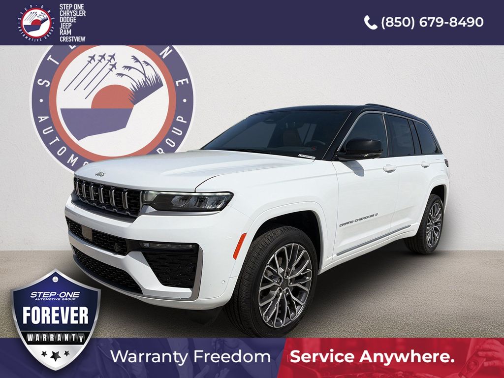Bright White Clearcoat 2026 Jeep Grand Cherokee SUV / Crossover Four-Wheel Drive 8-Speed Automatic