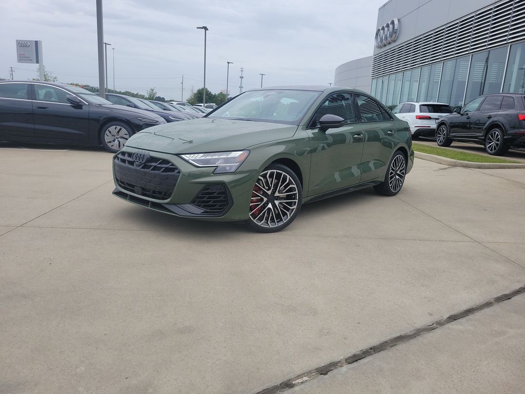 Green 2026 Audi S3 2.0T quattro Premium Sedan All-Wheel Drive 7-Speed Automatic