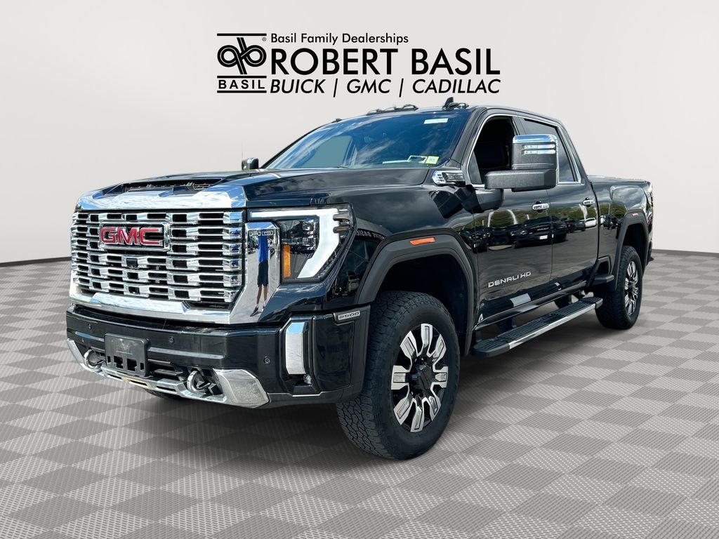 Onyx Black 2024 GMC Sierra 2500HD Pickup Truck Four-Wheel Drive Automatic