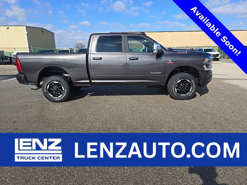 Gray (Granite Crystal Metallic Clearcoat) 2026 RAM 2500 Laramie Crew Cab 4WD Pickup Truck Four-Wheel Drive 8-Speed Automatic