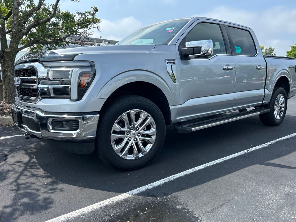 Silver Metallic 2025 Ford F-150 Pickup Truck Four-Wheel Drive Automatic
