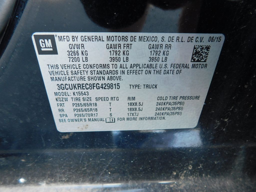 Thumbnail: 2015 Chevrolet Silverado 1500 - 8