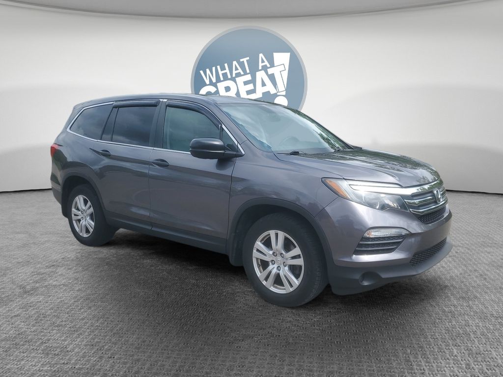 Gray (Modern Steel Metallic) 2018 Honda Pilot SUV / Crossover All-Wheel Drive 6-Speed Automatic
