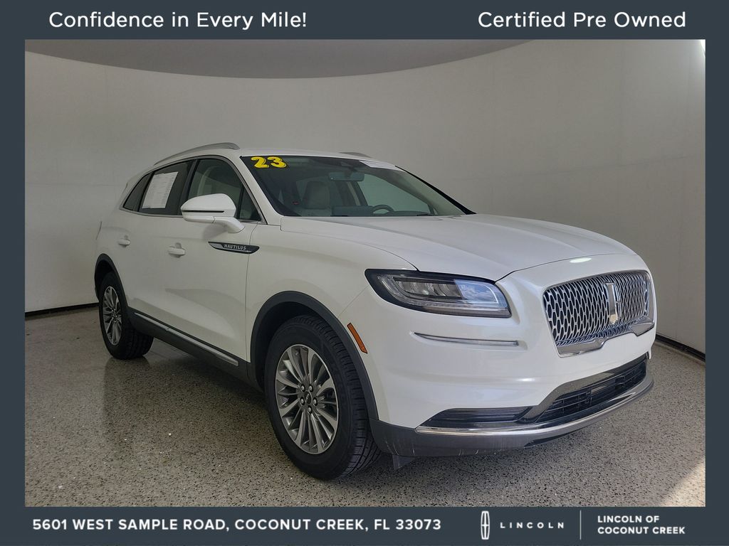 White Metallic 2023 Lincoln Nautilus SUV / Crossover All-Wheel Drive 8-Speed Automatic