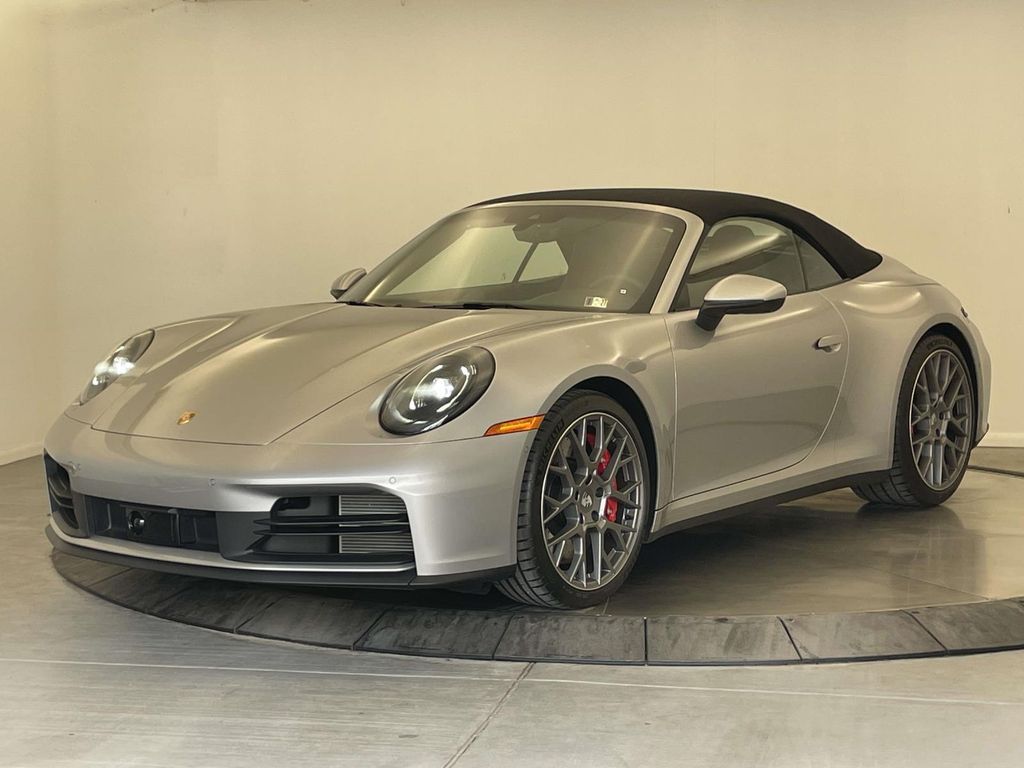 GT Silver Metallic 2026 Porsche 911 Convertible All-Wheel Drive 8-Speed Automatic