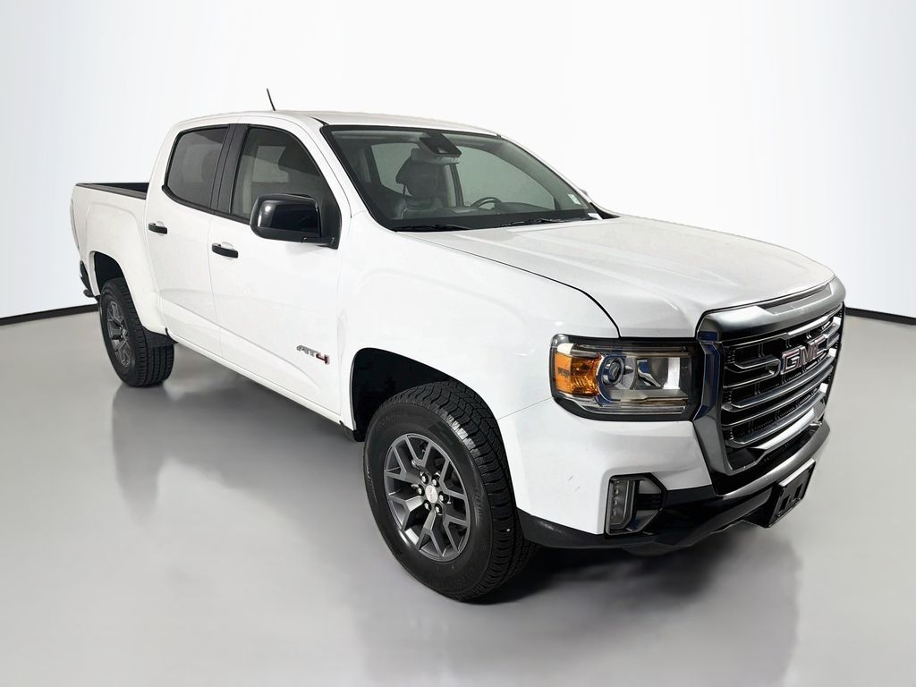 Summit White 2021 GMC Canyon Pickup Truck Four-Wheel Drive 8-Speed Automatic