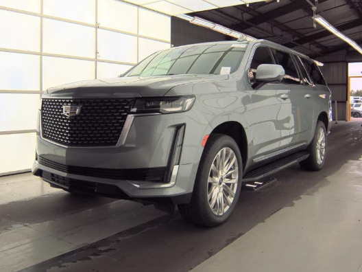 Argent Silver Metallic 2023 Cadillac Escalade ESV Premium Luxury 4WD SUV / Crossover Four-Wheel Drive Automatic