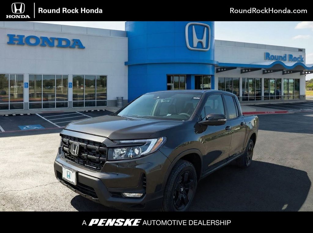 Crystal Black Pearl 2026 Honda Ridgeline Pickup Truck All-Wheel Drive 9-Speed Automatic