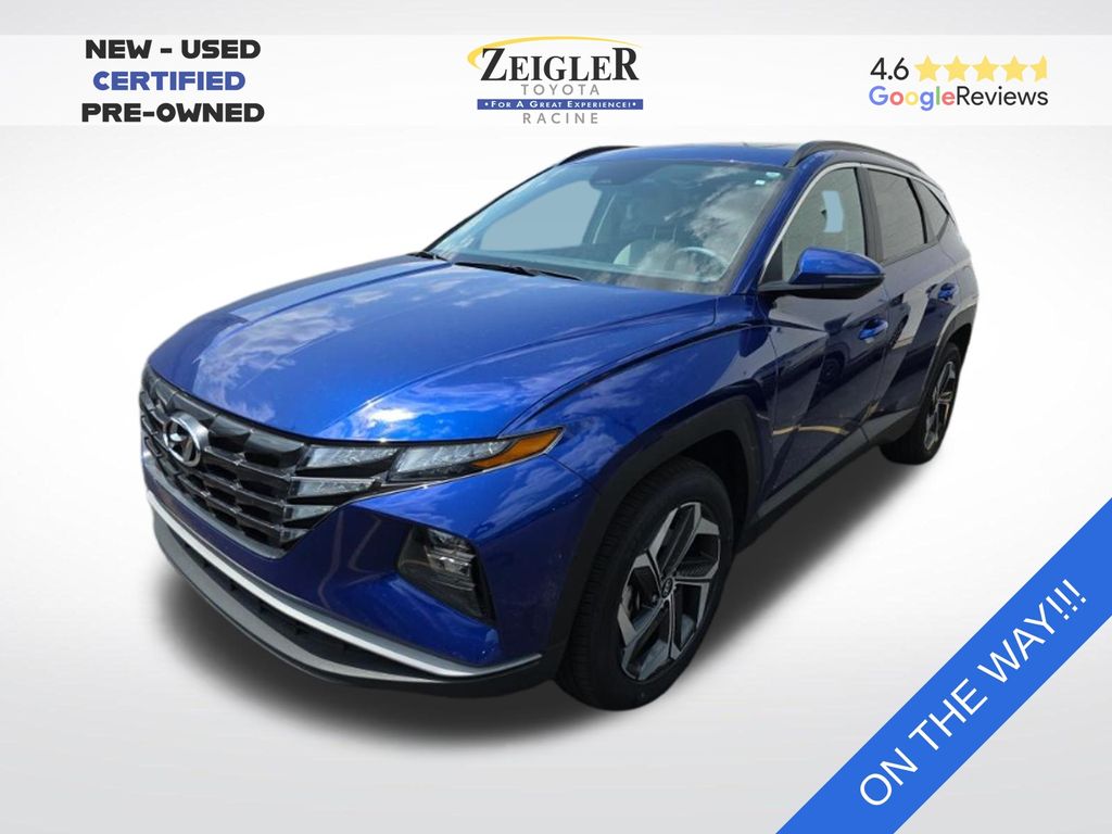 Intense Blue 2023 Hyundai Tucson SUV / Crossover All-Wheel Drive 8-Speed Automatic