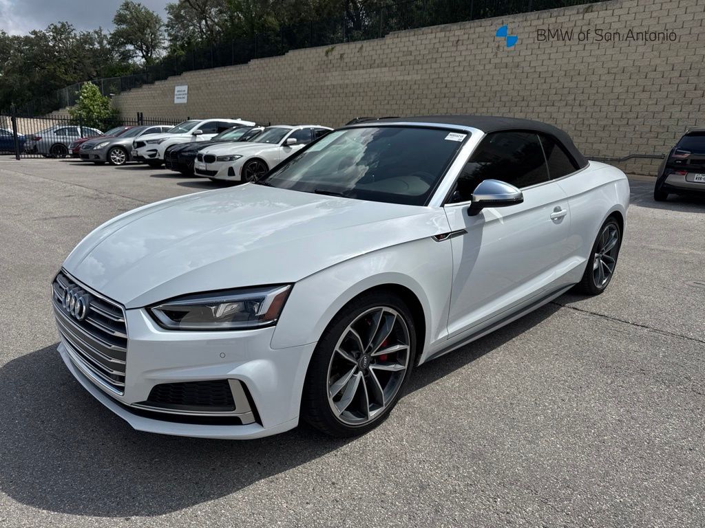 Black Metallic 2018 Audi S5 3.0T quattro Premium Plus Cabriolet AWD Convertible All-Wheel Drive 8-Speed Automatic