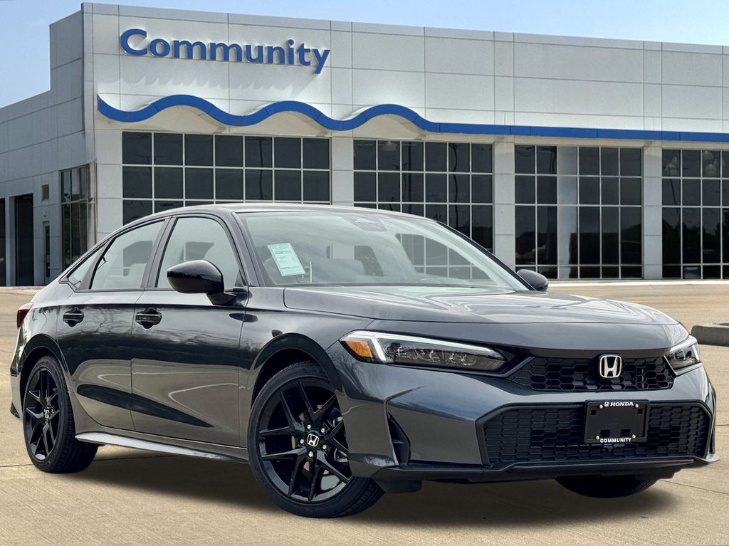 2026 Honda Civic Sport Gray at Classic Honda Galveston