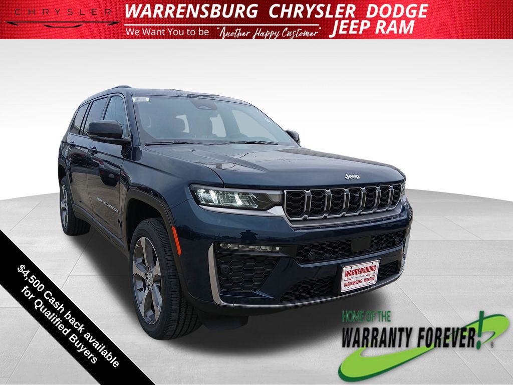 Fathom Blue Pearlcoat 2026 Jeep Grand Cherokee L SUV / Crossover Four-Wheel Drive 8-Speed Automatic