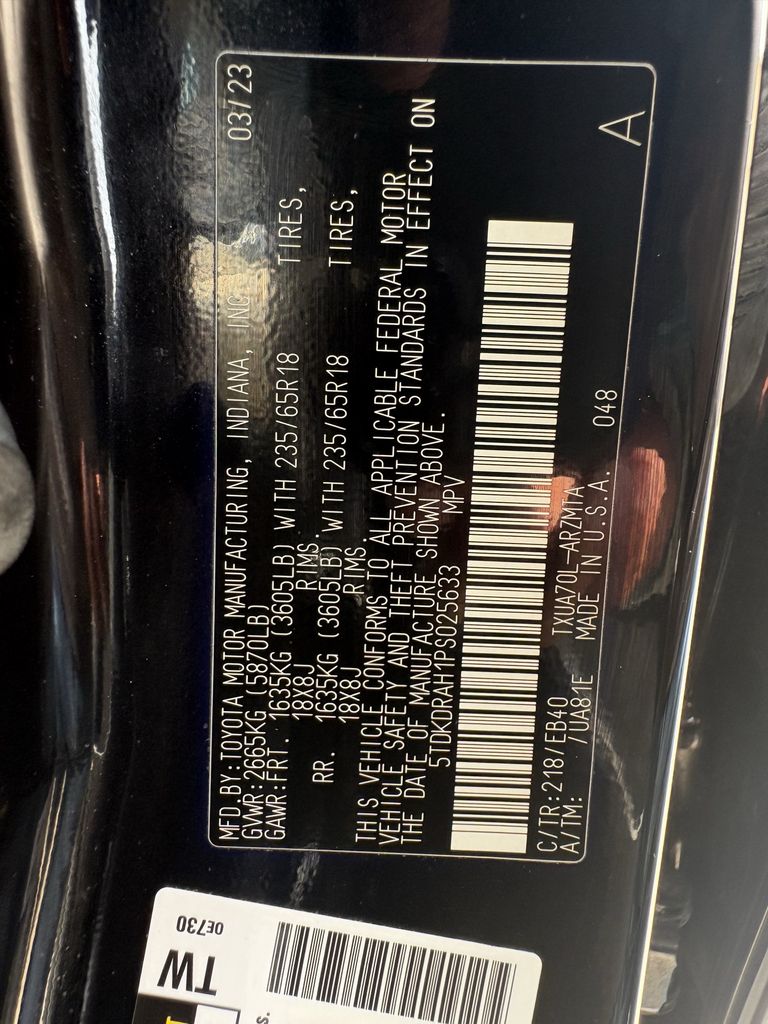 2023 Toyota Highlander XLE Black at Monument Chevrolet