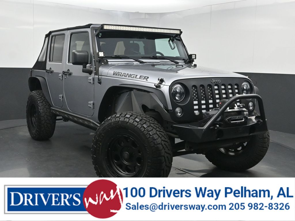 Billet Silver Metallic 2016 Jeep Wrangler SUV / Crossover Four-Wheel Drive Manual