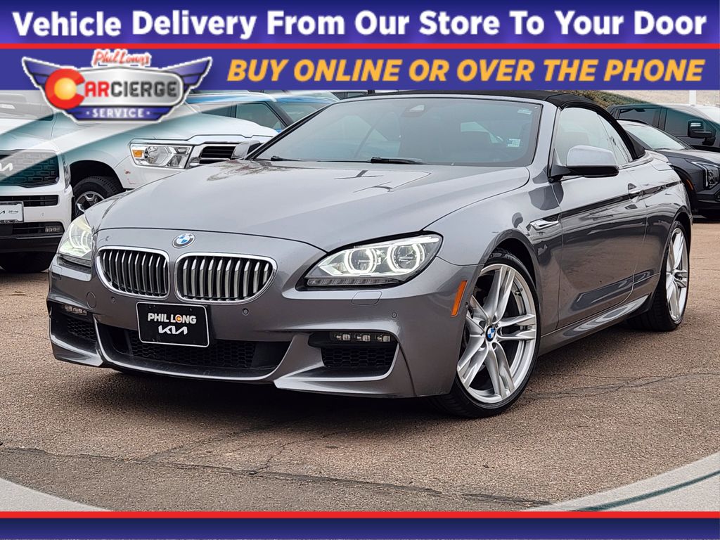 Space Gray Metallic 2015 BMW 6 Series 650i xDrive Convertible AWD Convertible All-Wheel Drive 8-Speed Automatic