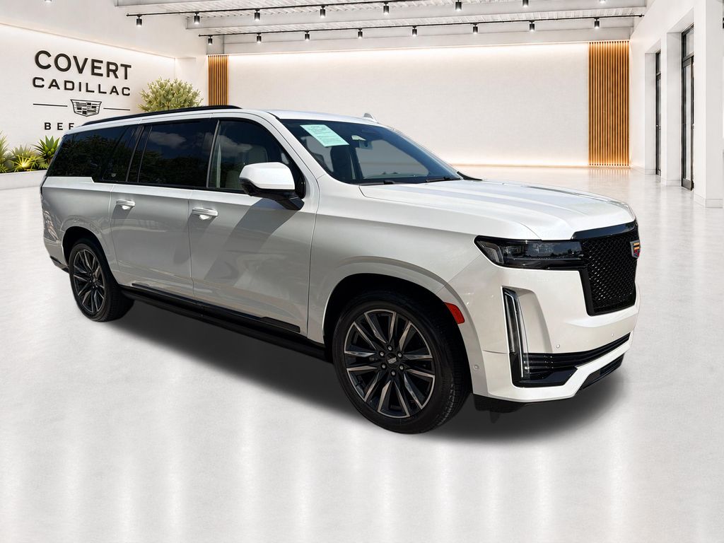 Crystal White 2024 Cadillac Escalade ESV SUV / Crossover Four-Wheel Drive Automatic