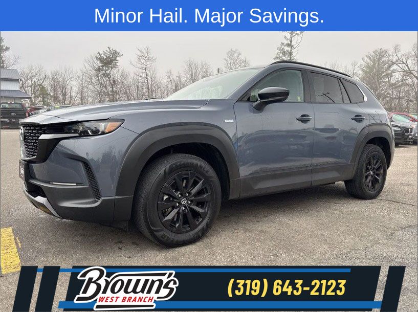 Polymetal Gray Metallic 2025 Mazda CX-50 Hybrid Premium AWD SUV / Crossover All-Wheel Drive Continuously Variable Transmission