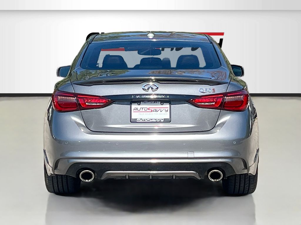 2022 INFINITI Q50 Red Sport 400 Gray at AutoSavvy Houston Southwest