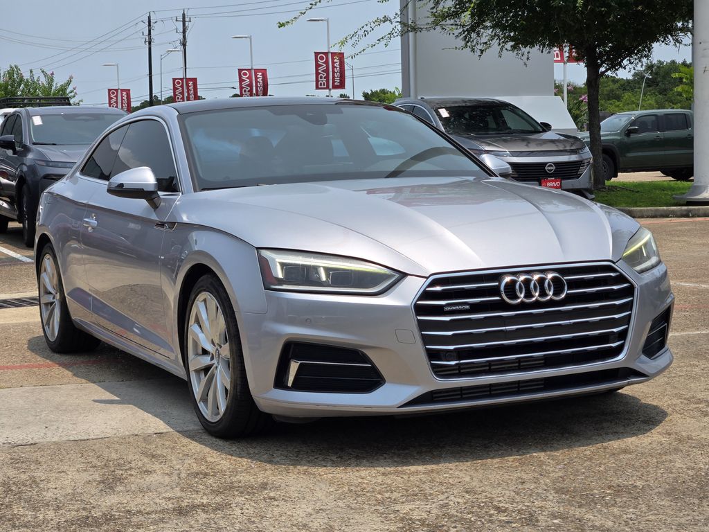 2018 Audi A5 2.0T Premium Plus Silver at DeMontrond Automotive Group