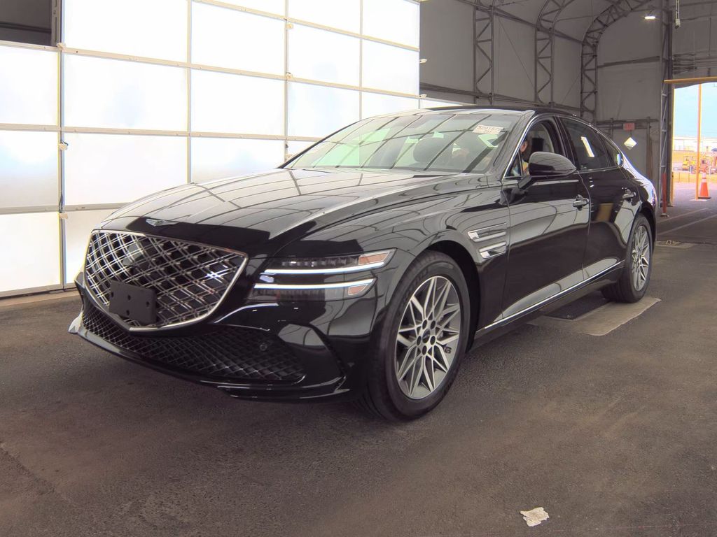 Black 2025 Genesis G80 Sedan All-Wheel Drive 8-Speed Automatic