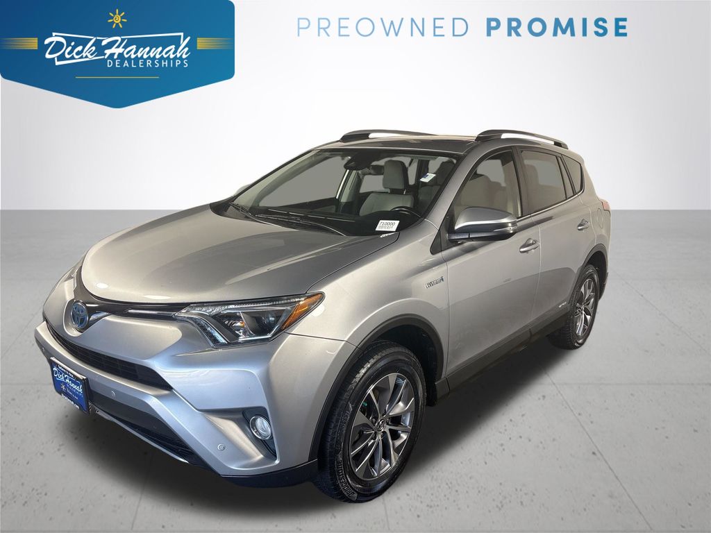 Silver Sky Metallic 2017 Toyota RAV4 Hybrid SUV / Crossover All-Wheel Drive Continuously Variable Transmission