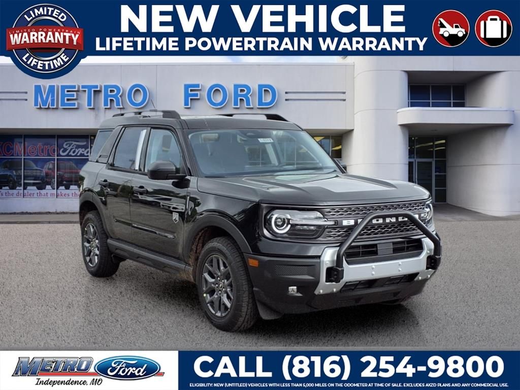Shadow Black 2025 Ford Bronco Sport SUV / Crossover All-Wheel Drive 8-Speed Automatic