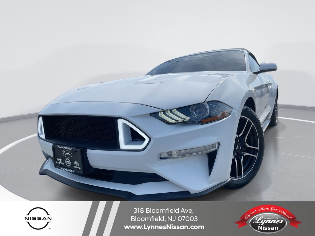 Oxford White 2021 Ford Mustang EcoBoost Premium Convertible RWD Convertible Rear-Wheel Drive 10-Speed Automatic