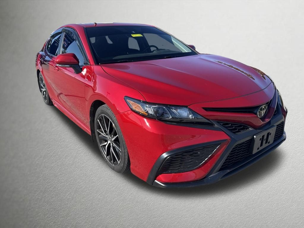 Red 2022 Toyota Camry Sedan All-Wheel Drive 8-Speed Automatic