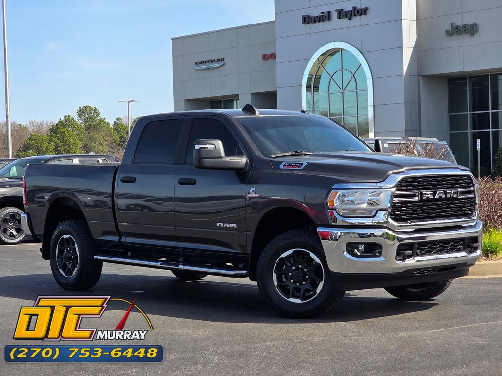 Gray (Granite Crystal Metallic Clearcoat) 2024 RAM 2500 Big Horn Crew Cab 4WD Pickup Truck Four-Wheel Drive 6-Speed Automatic