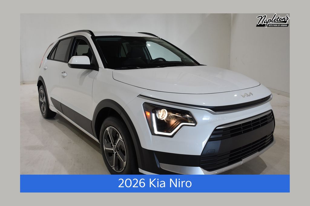 Snow White Pearl 2026 Kia Niro SUV / Crossover Front-Wheel Drive 6-Speed Dual Clutch