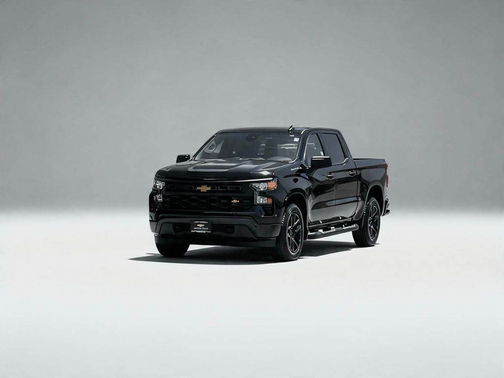 Black 2024 Chevrolet Silverado 1500 Pickup Truck 4X2 8-Speed Automatic