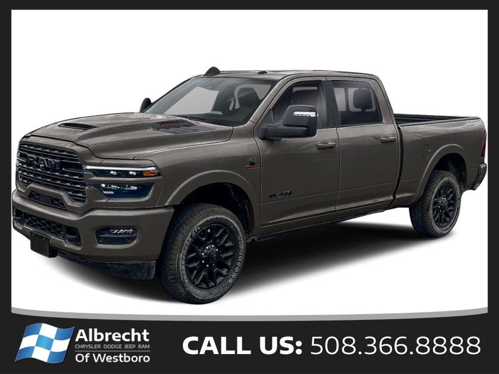 Diamond Black Crystal Pearlcoat 2026 RAM 3500 Limited Crew Cab LB DRW 4WD Pickup Truck Four-Wheel Drive 8-Speed Automatic