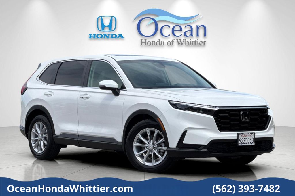 Platinum White Pearl 2025 Honda CR-V EX FWD SUV / Crossover Front-Wheel Drive Continuously Variable Transmission