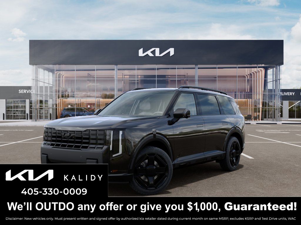 Ebony Black 2027 Kia Telluride Hybrid X-Line SX AWD SUV / Crossover All-Wheel Drive 6-Speed Automatic