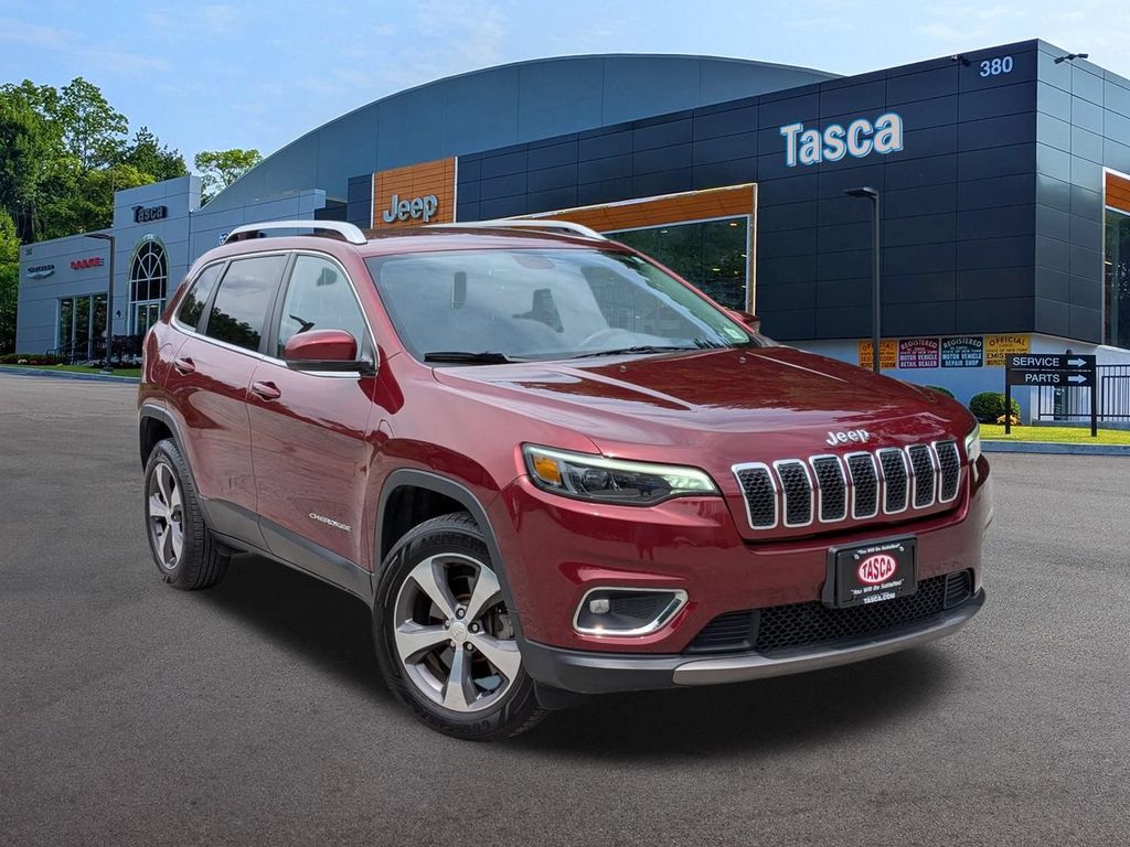 Velvet Red Pearlcoat 2019 Jeep Cherokee SUV / Crossover Four-Wheel Drive 9-Speed Automatic