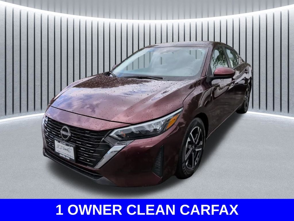 Rosewood Metallic 2025 Nissan Sentra Sedan Front-Wheel Drive Continuously Variable Transmission