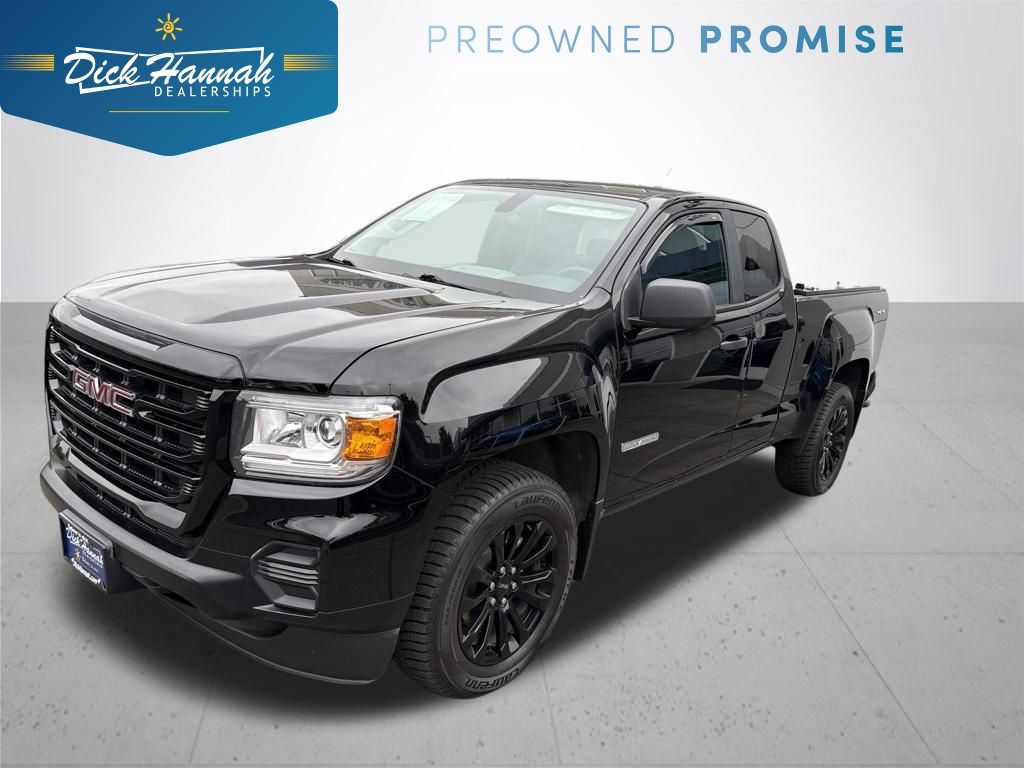 Onyx Black 2021 GMC Canyon Pickup Truck Four-Wheel Drive 8-Speed Automatic