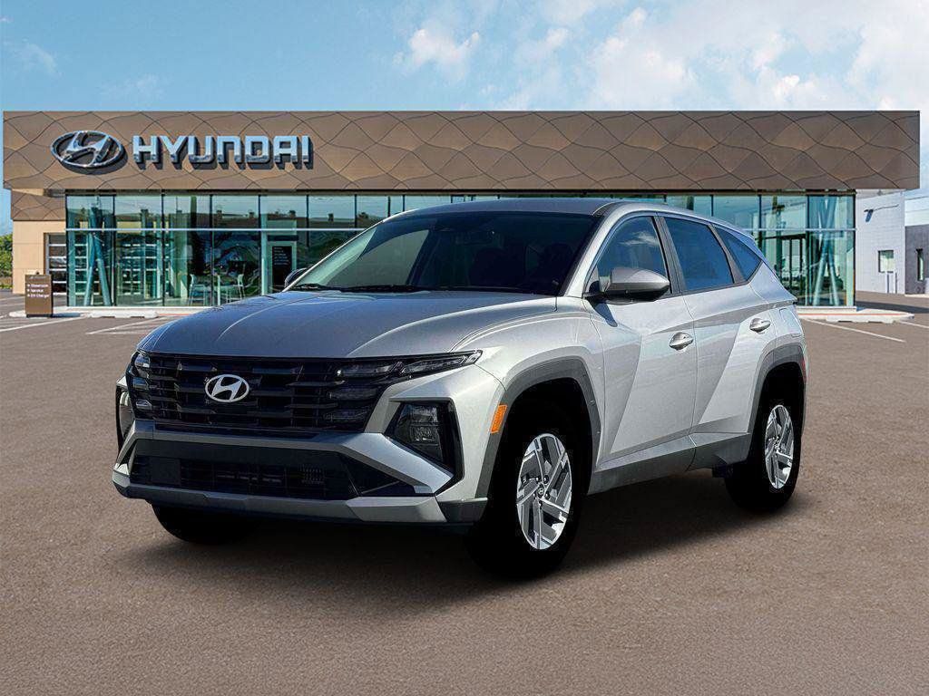 Shimmering Silver 2026 Hyundai Tucson Hybrid SUV / Crossover All-Wheel Drive 6-Speed Automatic