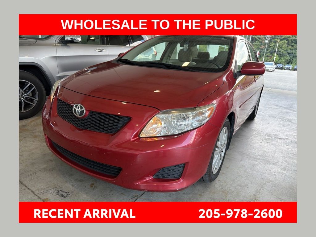 Barcelona Red Metallic 2009 Toyota Corolla Sedan Front-Wheel Drive 4-Speed Automatic