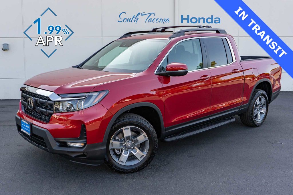 Radiant Red Metallic II 2026 Honda Ridgeline Pickup Truck All-Wheel Drive 9-Speed Automatic