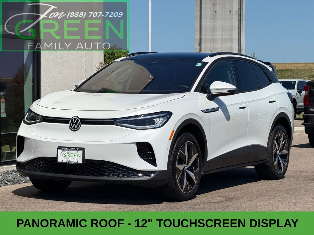 Opal White 2023 Volkswagen ID.4 SUV / Crossover All-Wheel Drive Automatic