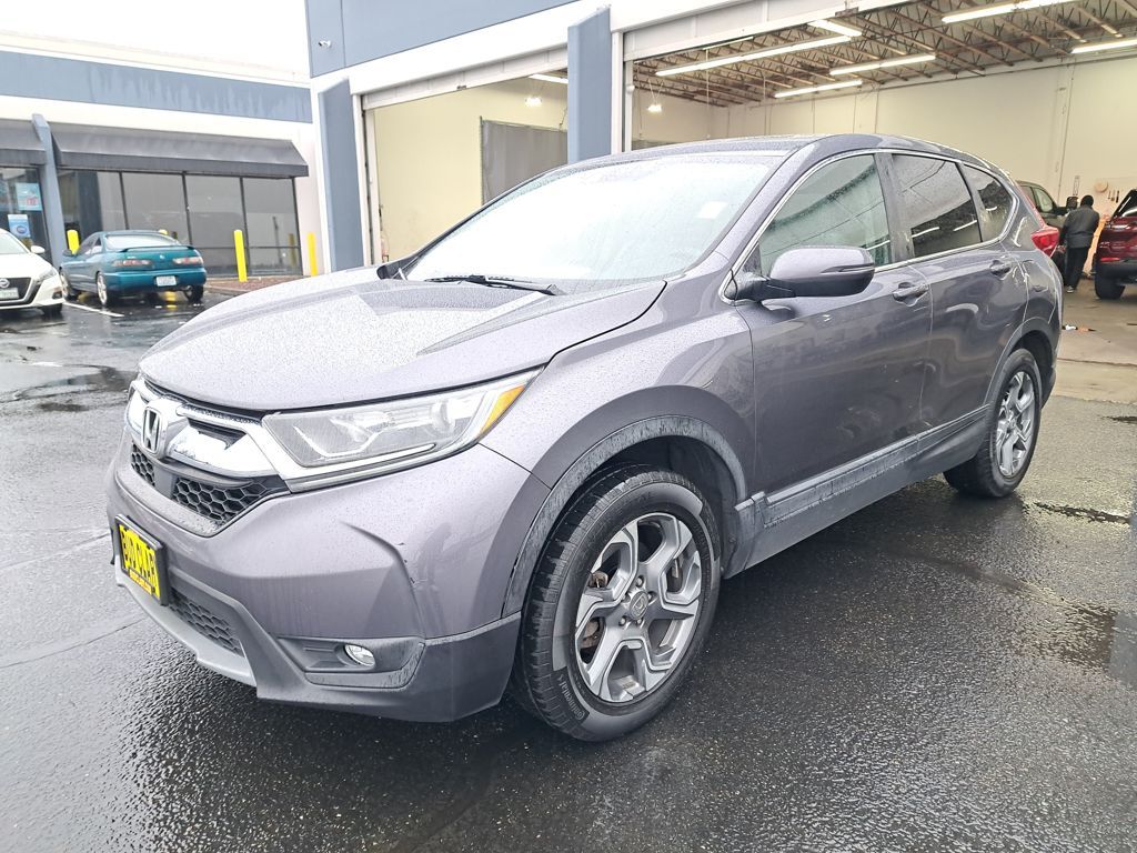 Gray 2018 Honda CR-V EX AWD SUV / Crossover All-Wheel Drive Continuously Variable Transmission