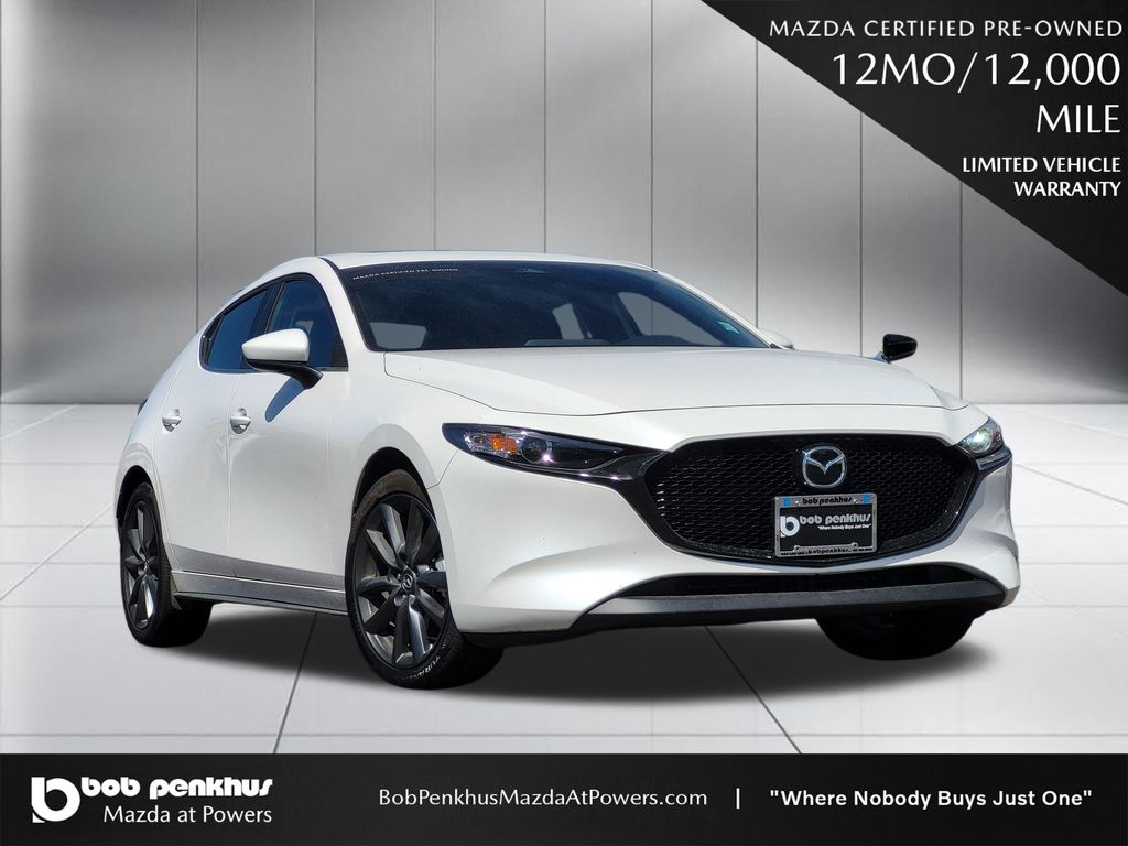 Snowflake White Pearl Mica 2025 Mazda MAZDA3 2.5 S Preferred Hatchback FWD Hatchback Front-Wheel Drive 6-Speed Automatic
