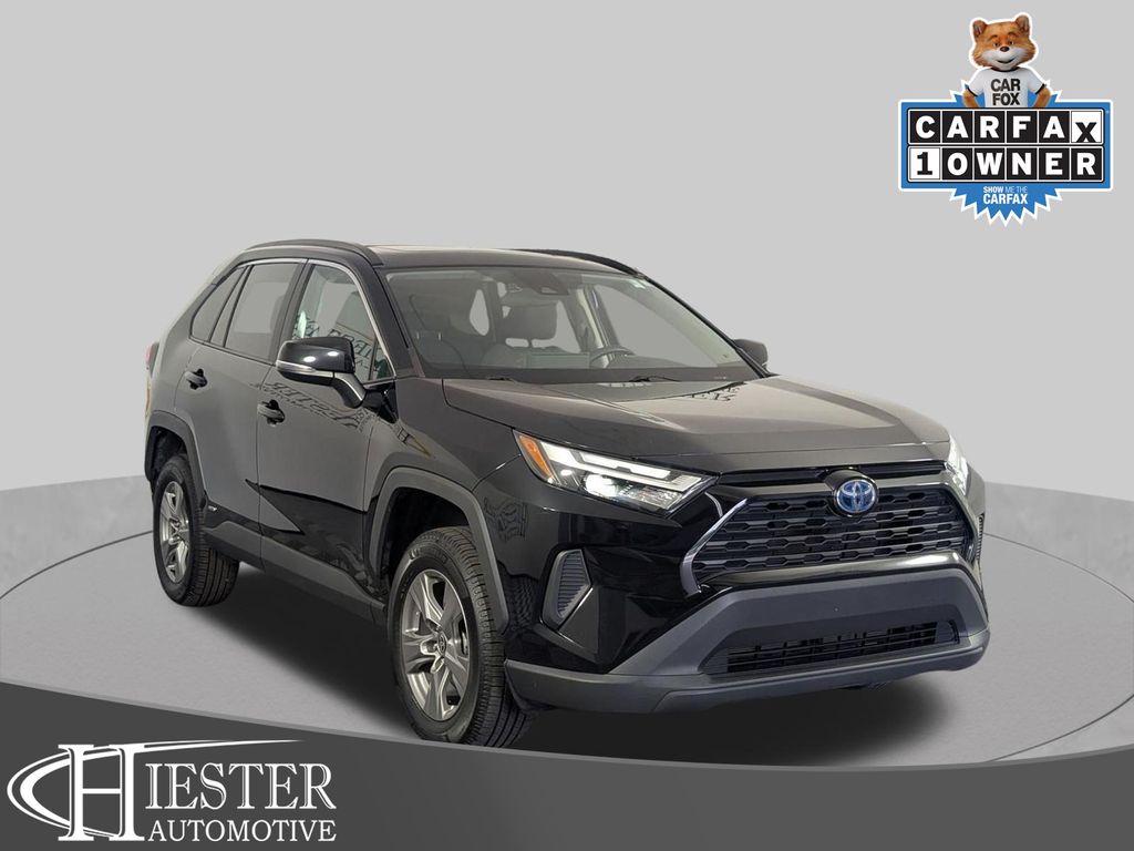 Midnight Black Metallic 2024 Toyota RAV4 Hybrid SUV / Crossover All-Wheel Drive Continuously Variable Transmission