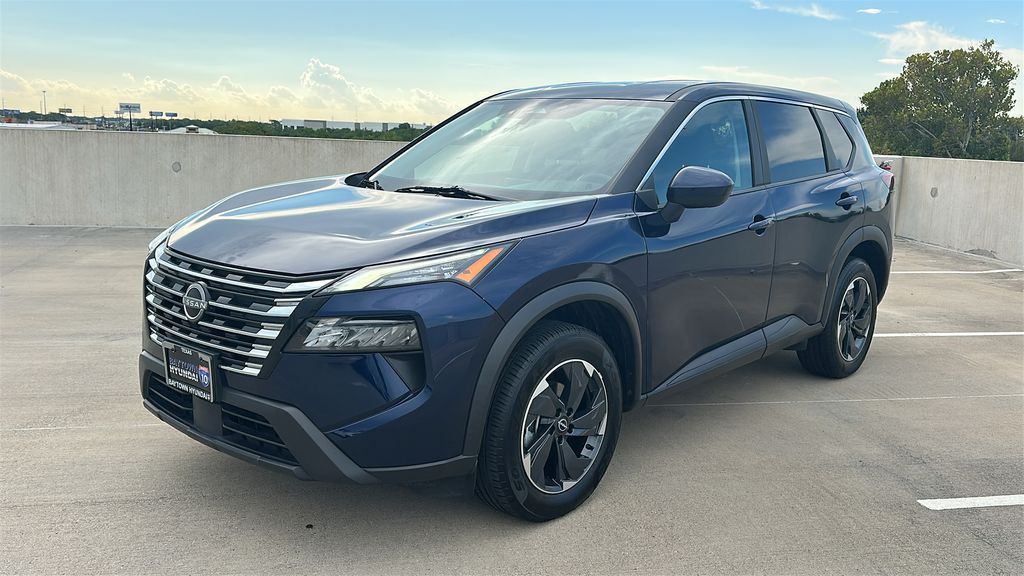 2025 Nissan Rogue SV Blue at South Houston Nissan