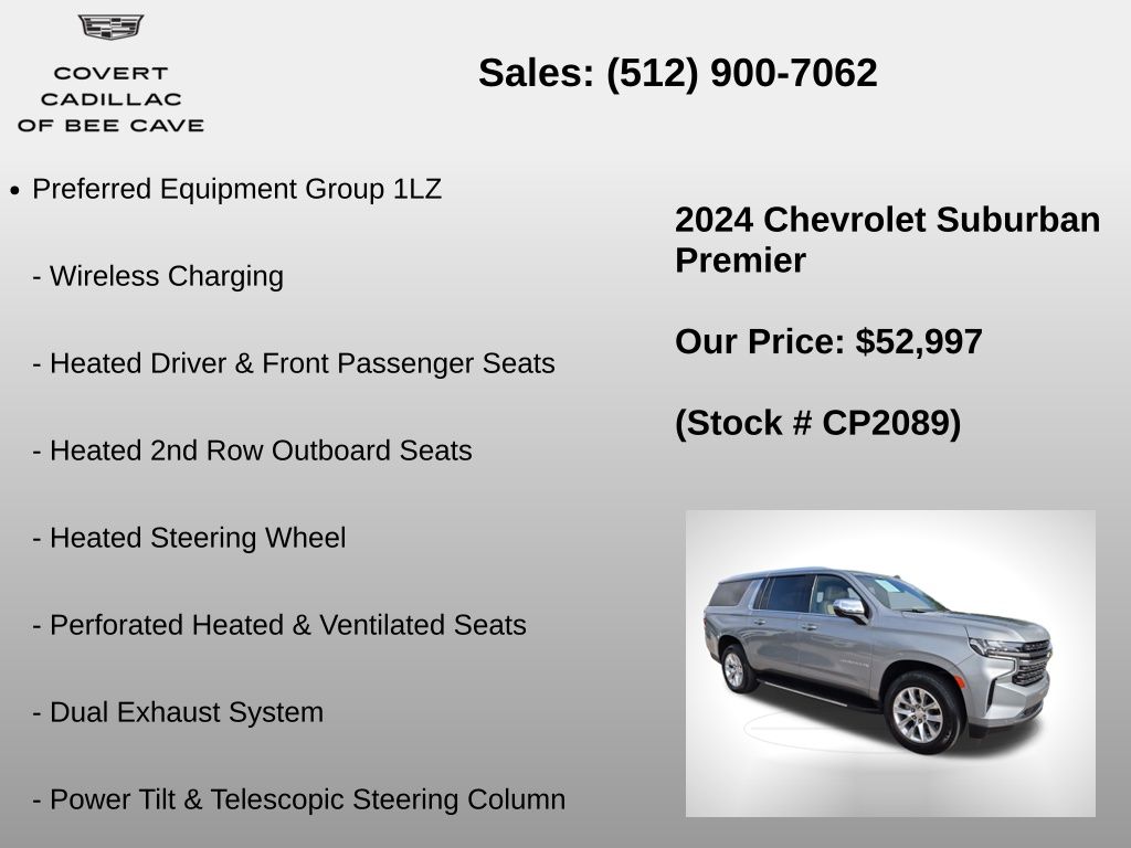 Used Car 2024 Chevrolet Suburban  Premier For Sale Under $60,000 In Austin, Texas